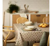 BELUM | Mantel resinado 100% algodón orgánico XL | Mantel resinado Antimanchas | Mantel Grande para Mesa Rectangular| Mantel NO Hule (140X140)