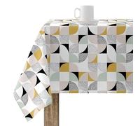 BELUM | Mantel resinado 100% algodón orgánico XL | Mantel resinado Antimanchas | Mantel Grande para Mesa Rectangular (100X300)