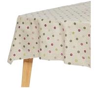 BELUM | Mantel resinado 100% algodón orgánico XL tamaño 180x180 cm | Mantel resinado Antimanchas | Mantel Grande para Mesa Rectangular | Mantel NO Hule