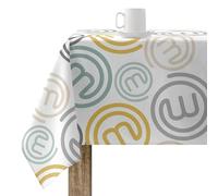 BELUM | Mantel Resinado Antimanchas Masterchef Tamaño: 250x140 cm Modelo: 0400-25 Tejido: 100% Algodón - Mantel NO Hule Tacto algodón Muy Suave - Mantel Impermeable Repelente líquidos