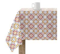 BELUM | Mantel resinado antimanchas Tamaño: 300x140 cm Modelo: 0120-64, Mantel mesa rectangular impermeable