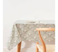 BELUM | Mantel XL 180x250 cm Antimanchas 100% Algodón Resinado, No Hule, Tacto Algodón, Impermeable, Repelente Líquidos