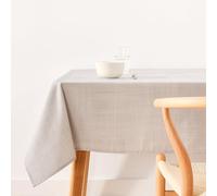 BELUM | Mantel XL 250x180 cm resinado 100% algodón orgánico; Mantel resinado NO Hule; Mantel Grande para Mesa Rectangular; Mantel sin rigidez; Mantel Impermeable