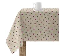 BELUM | Mantel XL Antimanchas 100% algodón resinado, Mantel NO Hule, Mantel Tacto algodón, Mantel Impermeable, Mantel Antimanchas Repelente líquidos (Multicolor, 100X300)