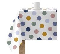 BELUM | Mantel XL Antimanchas 100% algodón resinado, Mantel NO Hule, Mantel Tacto algodón, Mantel Impermeable, Mantel Antimanchas Repelente líquidos (Multicolor, 100X300)