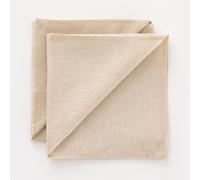 BELUM | Pack 2 servilletas Lino 100% | Servilletas Lino de 50x 50cm | Decoración del hogar | Pack Servilleta Lino 100% (Fresno)