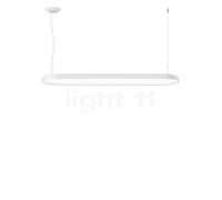 Belux Kido, lámpara de suspensión LED con sensor luz diurna, blanco - simétrico - 110 cm - 4.000 K