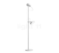 Belux U-Turn LED, pie con luz al techo con luz de lectura, gris