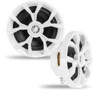 Belva Par de Altavoces coaxiales Marinos Blancos de 6.5 Pulgadas, 2 vías, 400 W, para Marino/UTV/ATV/Motocicleta/Deportes de Motor