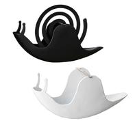 Belvanr 2 Piezas Soporte en Espiral de Mosquito, Portable Mosquito Coil Holder, Soporte Bobina Mosquito Porta Incienso en Espiral, para Dormitorio, Sala de Estar, Cocina y Oficina