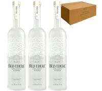 Belvedere - Vodka Pure Organic | 70 cl | 40 % Vol | Centeno Dankowskie Gold Polaco | Destilado 4 Veces | Suave y Cremoso | Vainilla y Especias | Certificado Orgánico | 3 botellas 70cl