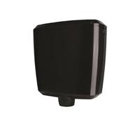 Belvit Cisterna para inodoro (3-9 L), color negro brillante