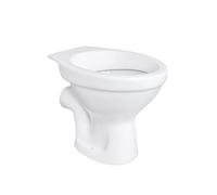Belvit Inodoro de pie con descarga profunda, blanco