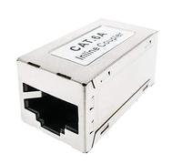 BeMatik - Acoplador empalme de cable FTP categoría 6A RJ45 hembra a RJ45 hembra (RD085)