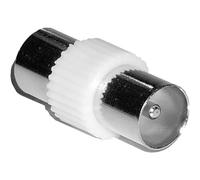 BeMatik - Adaptador Conector Coaxial TV (Macho/Hembra)