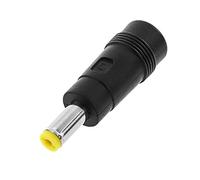 BeMatik - Adaptador Jack de Alimentación Universal 2.1 x 5.5 mm a 1.7 x 4 mm