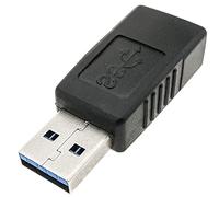 BeMatik - Adaptador USB 3.0 (A Macho a A Hembra)