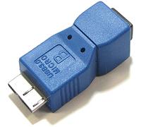 BeMatik - Adaptador USB 3.0 a USB 2.0 (MicroUSB B Macho a MiniUSB A Hembra)