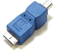 BeMatik - Adaptador USB 3.0 a USB 2.0 (MicroUSB B Macho a MiniUSB A Macho)