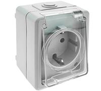BeMatik - Base de superficie estanca IP54 16A 250V con schuko
