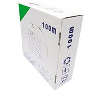 BeMatik - Bobina Cable FTP categoría 5e 24AWG CCA rígido Verde 100m