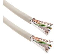 BeMatik - Bobina Cable FTP categoría 6 24AWG rígido Gris 100m