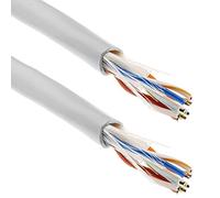 BeMatik - Bobina Cable UTP categoría 6 24AWG rígido Gris 305m
