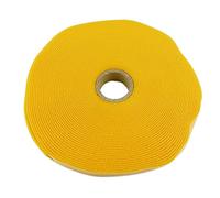 BeMatik - Bobina de Cinta adherente de 15mm x 10m de Color Amarillo