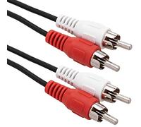 BeMatik - Cable Audio Stereo 20cm (2xRCA-M/M)