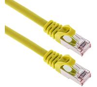 BeMatik - Cable de Red ethernet LAN FTP RJ45 Cat.6a Amarillo 3 Metros