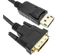 BeMatik - Cable de vídeo DisplayPort Macho a DVI-D Macho 1 m