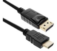 BeMatik - Cable DisplayPort Macho a HDMI Macho 3 Metros