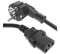 BeMatik - Cable eléctrico de alimentación IEC60320 C13-hembra a Schuko-macho 10 m