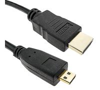 BeMatik - Cable HDMI tipo A 1.4 macho a HDMI tipo D macho de 1 m