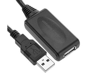 BeMatik - Cable prolongador USB 2.0 extensión 10m A-Macho a A-Hembra