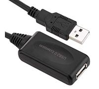 BeMatik - Cable prolongador USB 2.0 extensión 5m A-Macho a A-Hembra