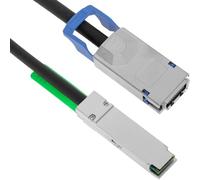 BeMatik - Cable QSFP+ SFF-8436 a CX4 SFF-8470 de 10 Gigabit de 1m