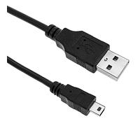 BeMatik - Cable USB 2.0 USB tipo A macho a miniUSB tipo B macho de 5m