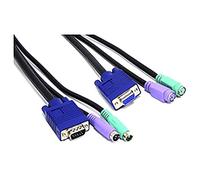 BeMatik - Cable VGA Teclado Ratón ATX 15m (M/H)