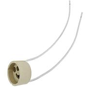 BeMatik - Casquillo GU10 GZ10 para bombilla halógena 15cm