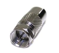 BeMatik - Conector F Macho Conector coaxial de Antena Hembra