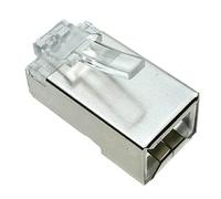 BeMatik - Conector FTP Cat.6 RJ45 Macho para crimpar a Cable 100-pack