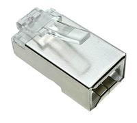 BeMatik - Conector FTP Cat.6 RJ45 Macho para crimpar a Cable 25-Pack