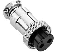 BeMatik - Conector micro aviación aéreo GX16 hembra de 2pin