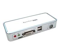 BeMatik - Conmutador KVM Uniclass DVI USB2 Audio 1KVM a 2CPU