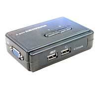 BeMatik - Conmutador KVM Uniclass USB VGA 1KVM a 2CPU Mini