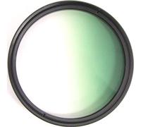 BeMatik - Filtro de fotografía Color Gradual Verde para Objetivo de 62 mm