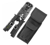 BeMatik - Herramienta crimpadora con comprobador de Cables RJ9 RJ11 RJ12 RJ45