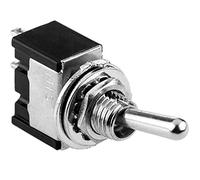 BeMatik - Interruptor basculante Tipo Palanca Plateado SPST 2 Pin 3A 6A