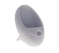BeMatik - Luz LED nocturna con sensor de movimiento tipo enchufe 230VAC